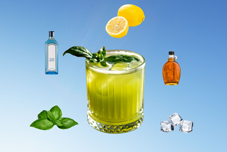 Gin Basil Smash