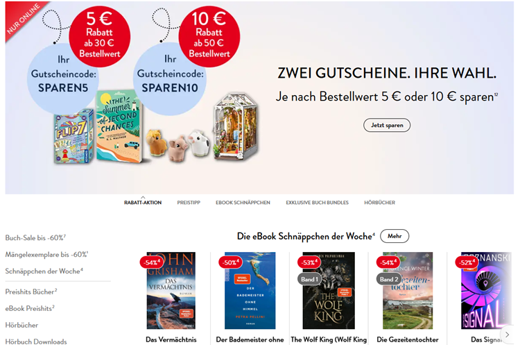 Hugendubel Sale