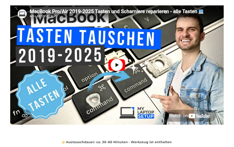 My Laptop Setup reparieren