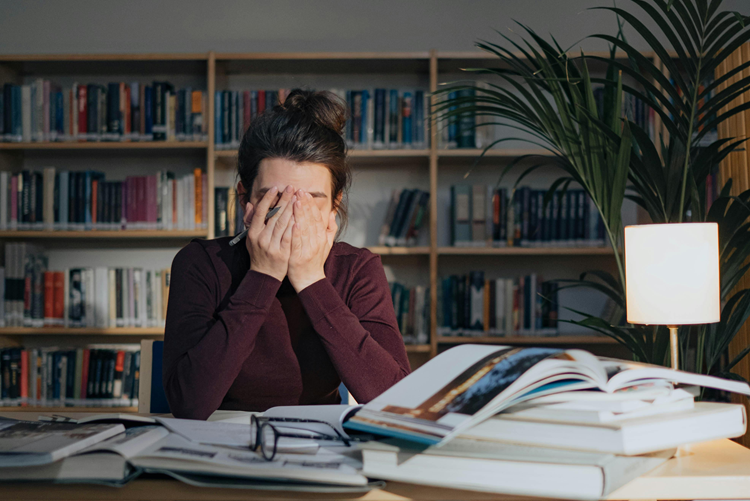 Prüfungsstress mit Allergie