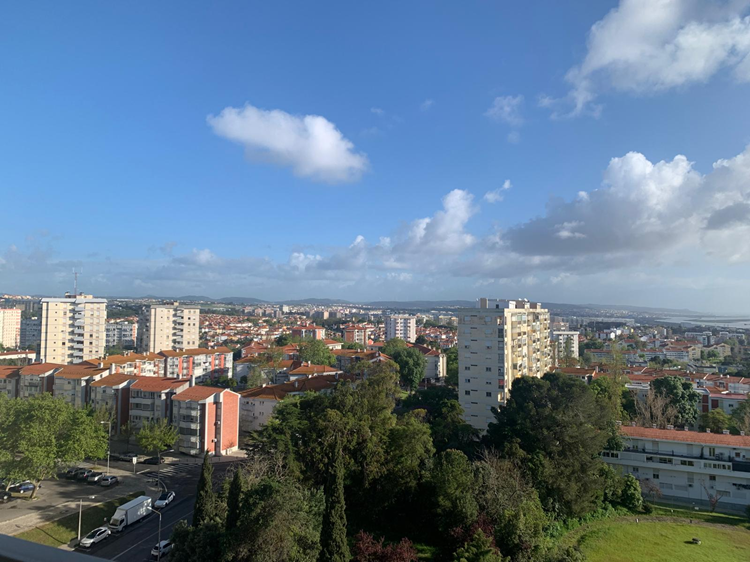 Blick über Lissabon im Erasmus Auslandssemester Portugal