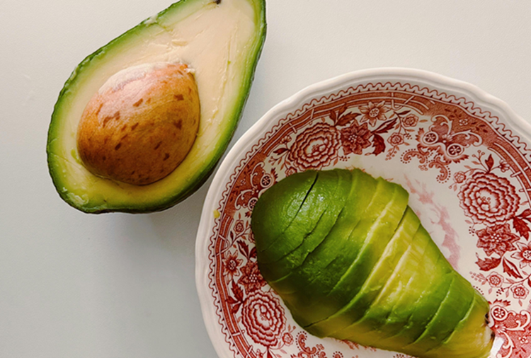In Klausuren Essen und Trinken Avocado
