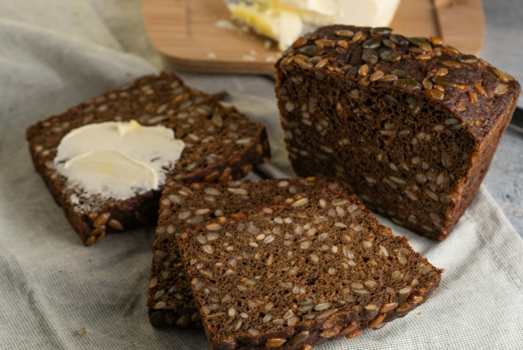 In Klausuren Essen und Trinken Vollkornbrot