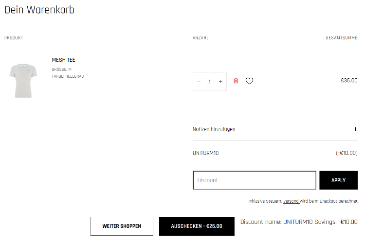 MOROTAI Gutschein einlösen