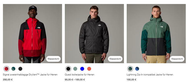 The North Face Gutschein