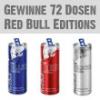 Gewinne 72 Dosen Red Bull für dich